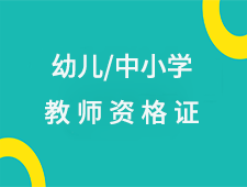 幼儿｜小学｜中学教师资格证